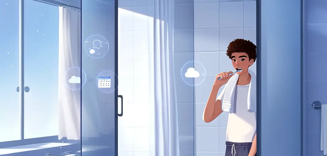 How Smart Mirrors Show Weather and Calendar While You Brush