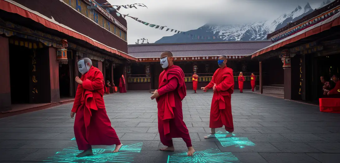 How Bhutanese Tsechu Mask Dances Map Seismic Fault Lines Through Choreographic Kinematics and Symbolic Ground-Contact Patterns