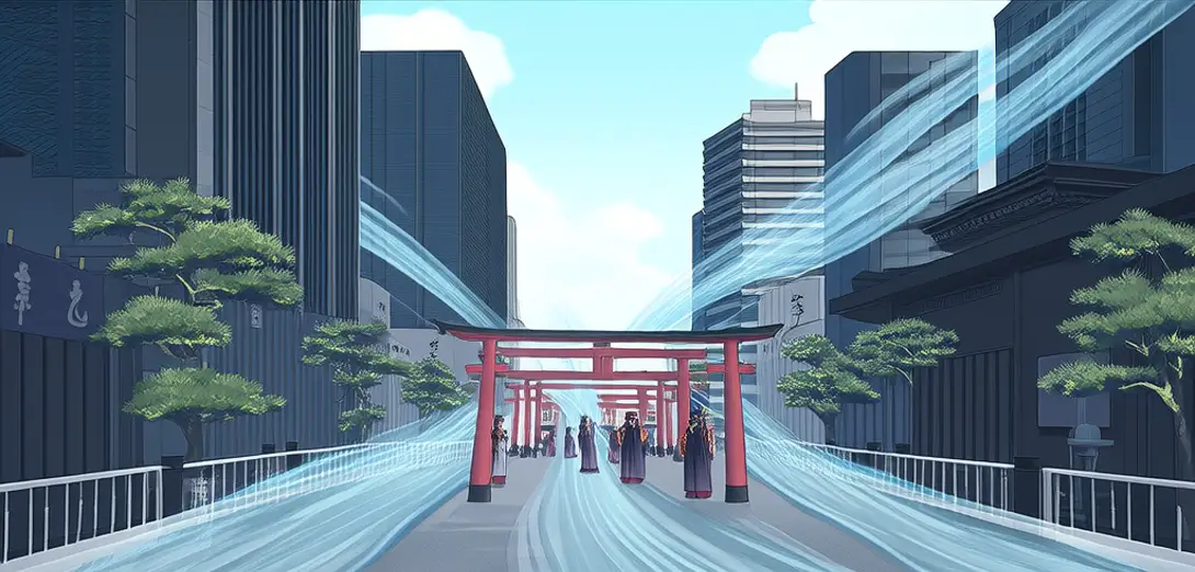 Why Japanese Kanda Matsuri Processional Routes Embed Urban Wind Tunnel Dynamics Through Shrine-Gate Alignment, Canopy Density Modulation, and Pedestrian Flow-Induced Vortex Shedding Suppression