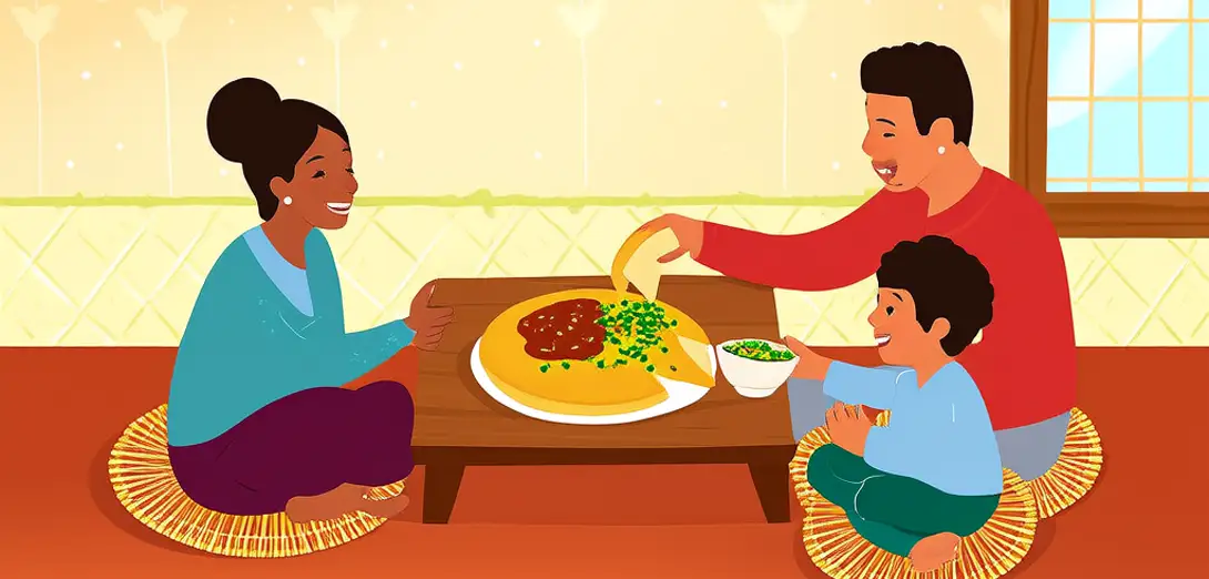 Dinner in Ethiopia