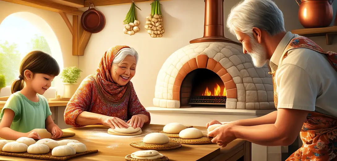 Bread Blessing in Armenia