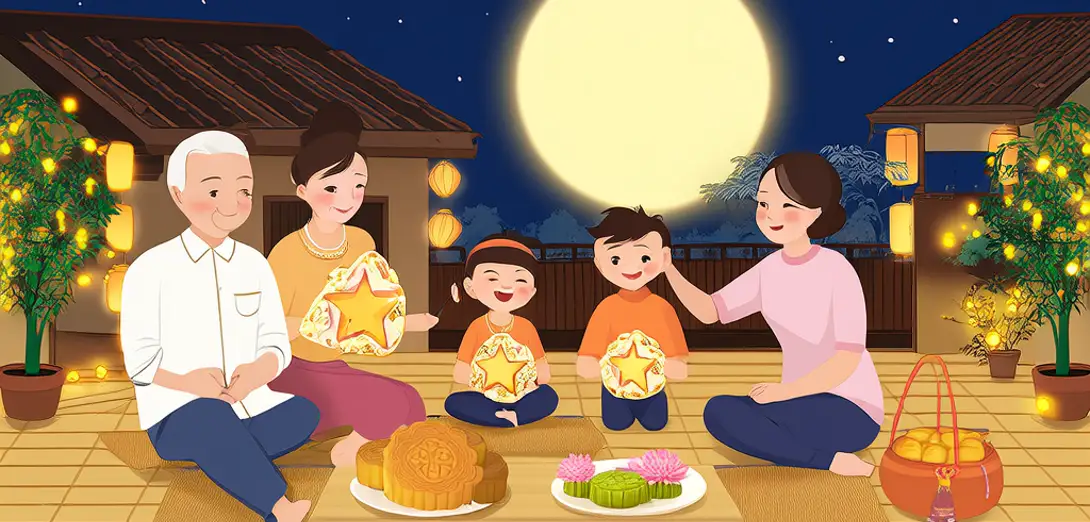Moon Gazing in Vietnam