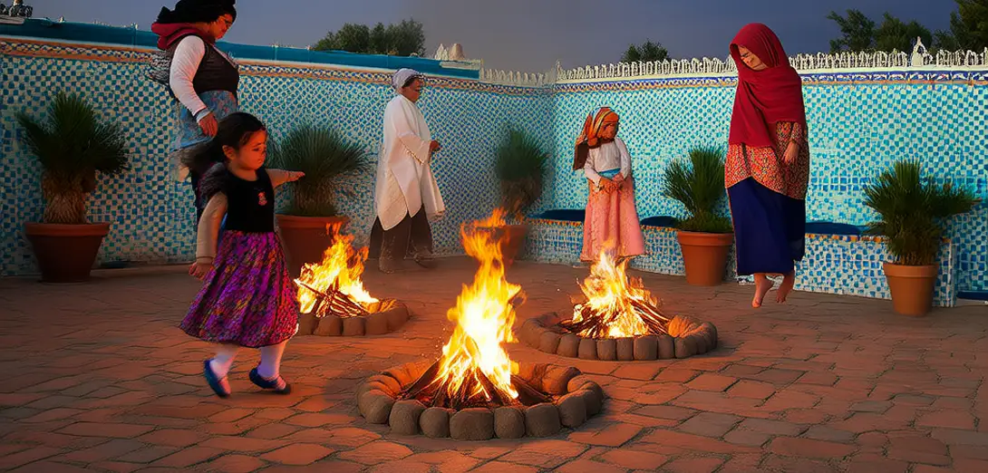 Fire Jumping in Iran