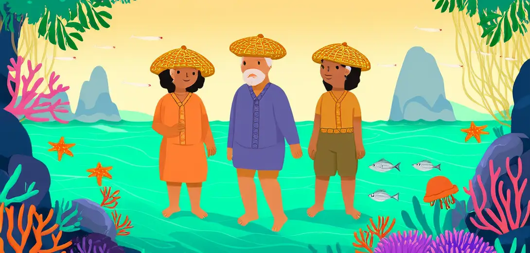 Coral Blessing in Palau