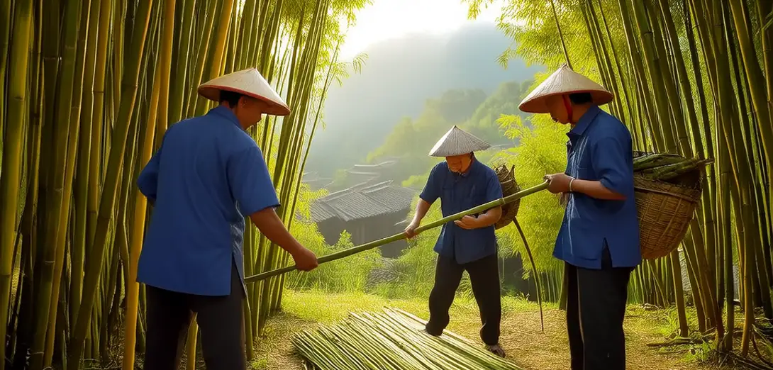 Bamboo Flute Tuning in Laos