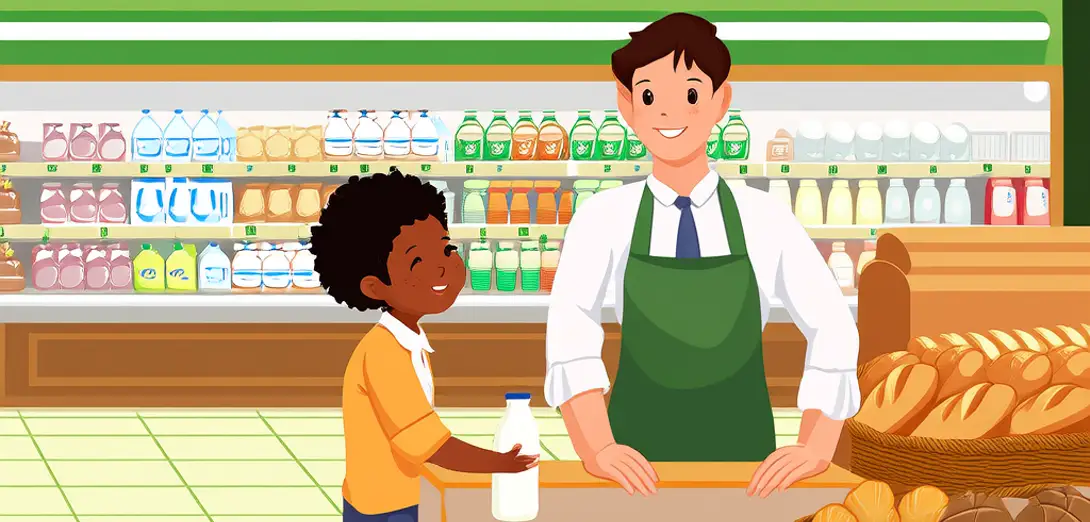 Buying Milk and Bread at the Store