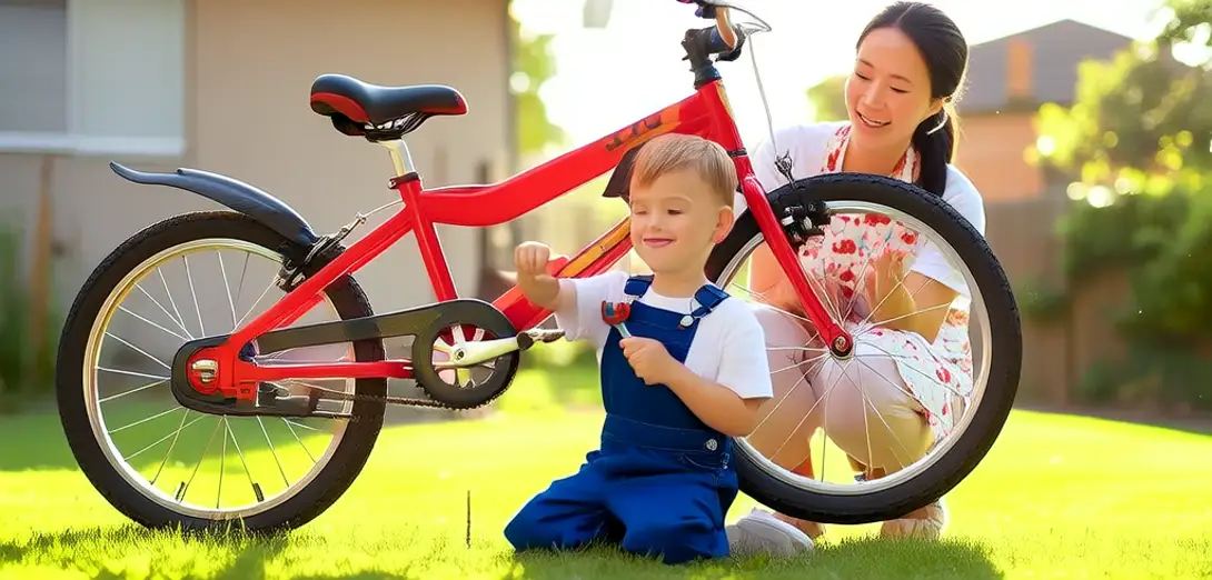 Asking My Mom to Help Me Fix My Bike