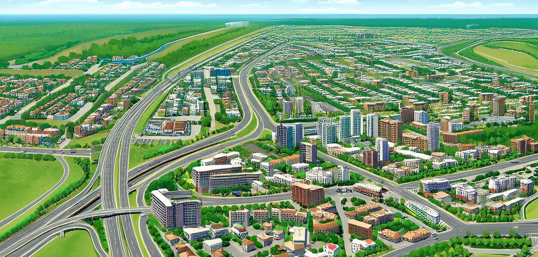Cities Grow Like Living Organisms: Patterns of Urban Expansion