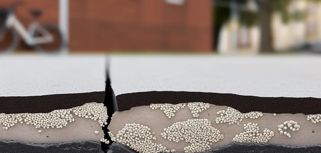 How Self-Healing Concrete Repairs Cracks Using Bacteria and Calcium Lactate