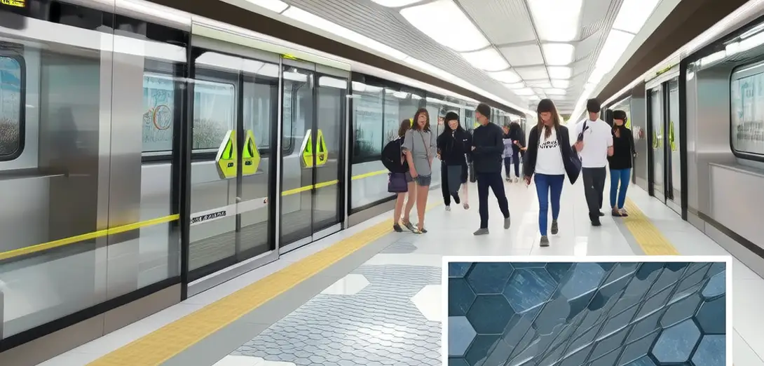 How Piezoelectric Floor Tiles Generate Electricity From Footsteps in Train Stations