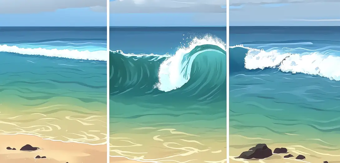 Why Ocean Waves Break With Different Shapes—and What Physics Controls Them