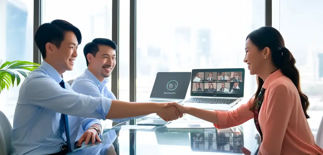 Signing the Sales Contract Together