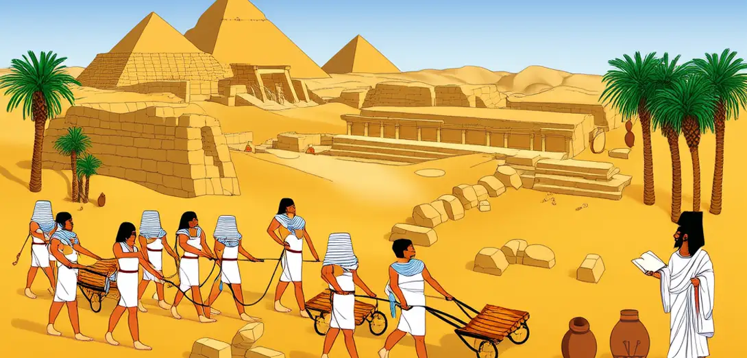 The Pharaohs Built Pyramids