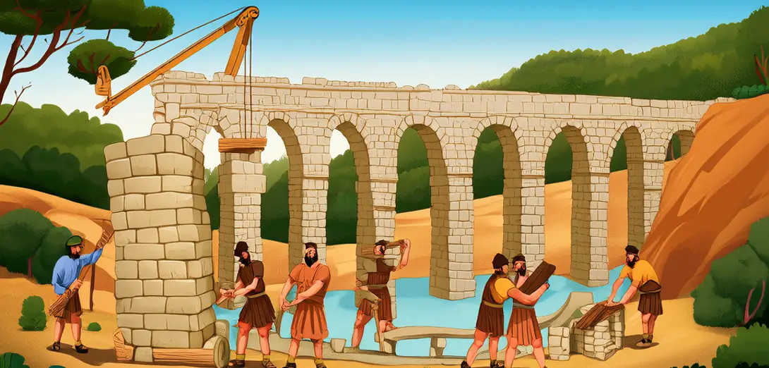 Craftsmen Built Aqueducts in Roman Hispania