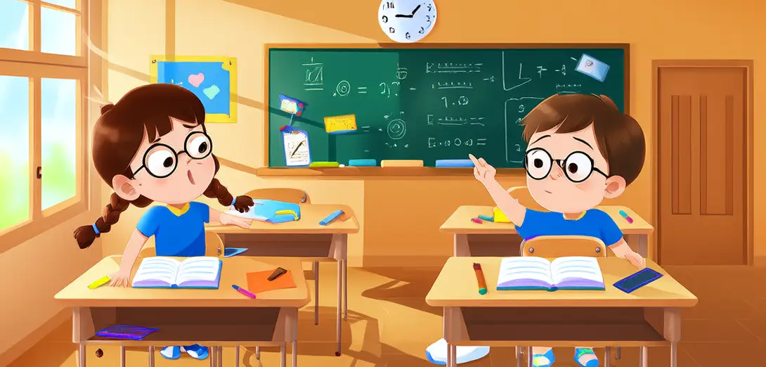 Helping a Classmate Find Lost Glasses