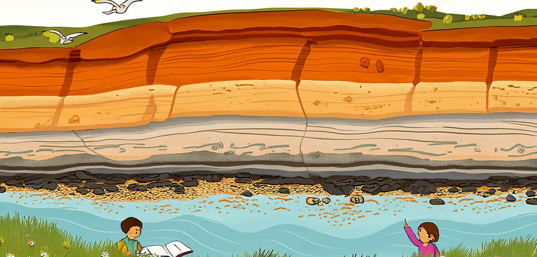 Coastal Cliffs Show Layers of Earth’s Past