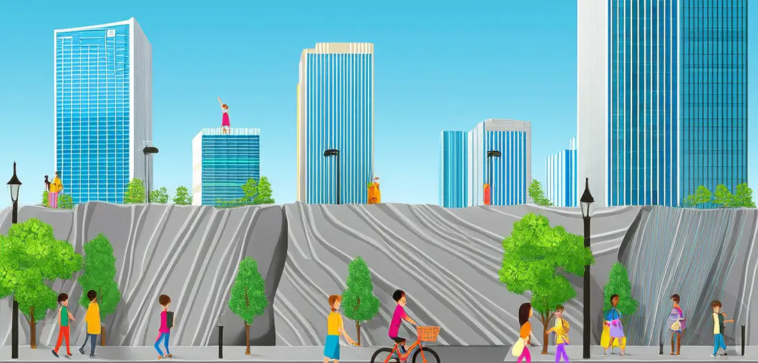 Urban Form Reflects Underlying Geology