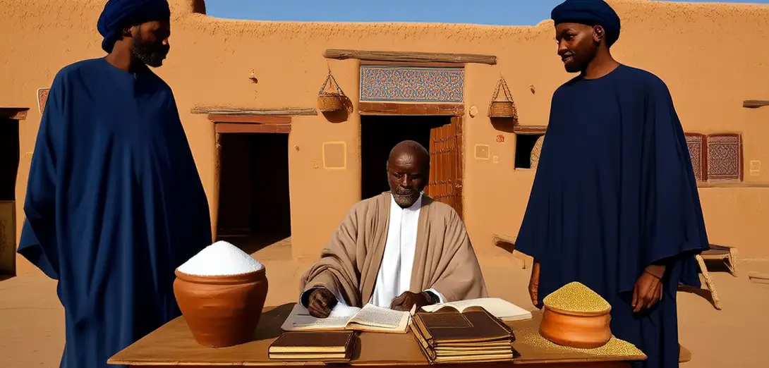 The Salt Roads of Timbuktu — Knowledge Networks, Caravan Credit, and Trans-Saharan Trust Economies