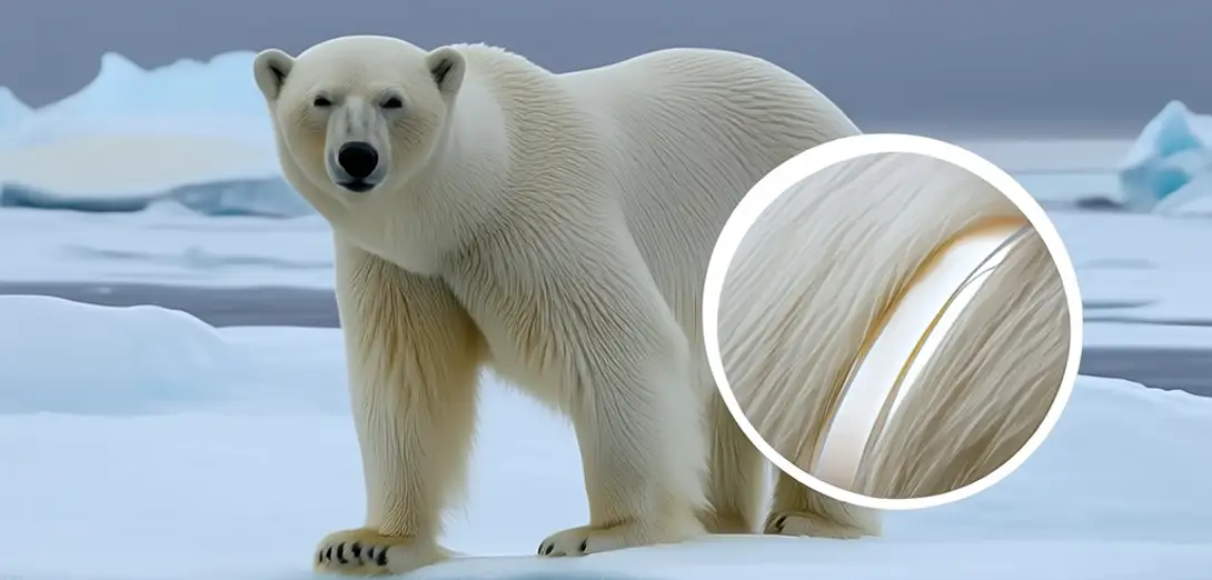 Why Polar Bears Appear White Despite Having Transparent Hair