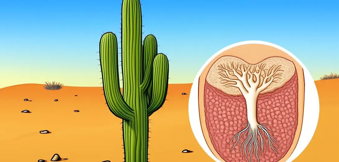 Why Desert Plants Store Water in Modified Stems Instead of Roots