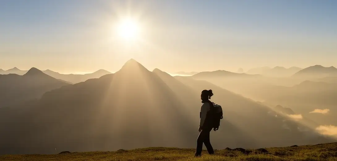 Why Atmospheric Refraction Makes Distant Mountains Appear to Float