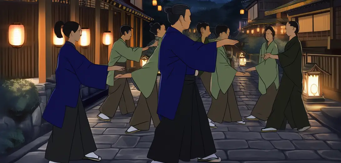 Japanese Obon Dance as Algorithmic Community Maintenance