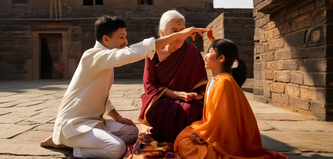 Nepali Dashain Tika Ritual as Kinship Sovereignty Calibration