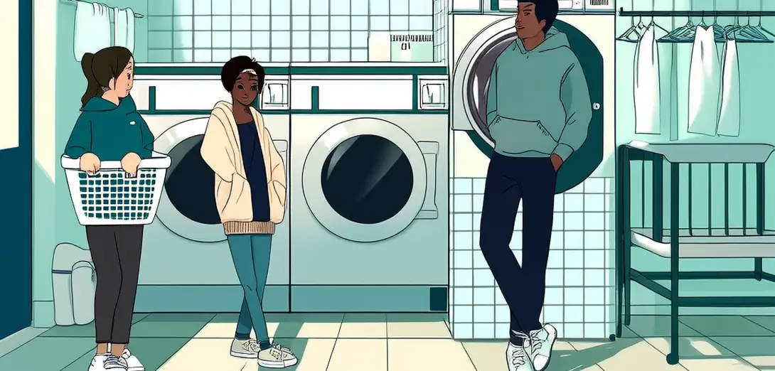 Confirming Laundry Day with a Roommate