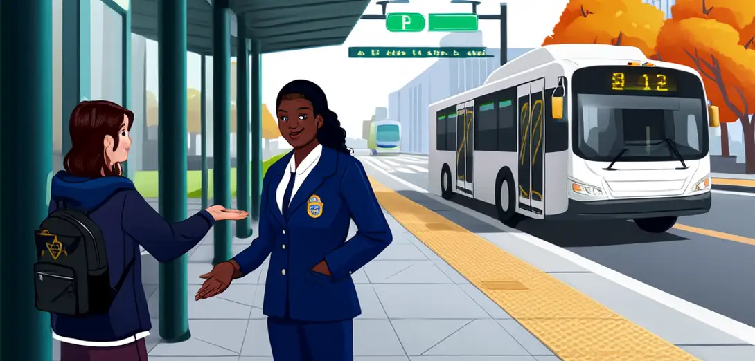 Clarifying Bus Transfer Instructions with a Transit Agent