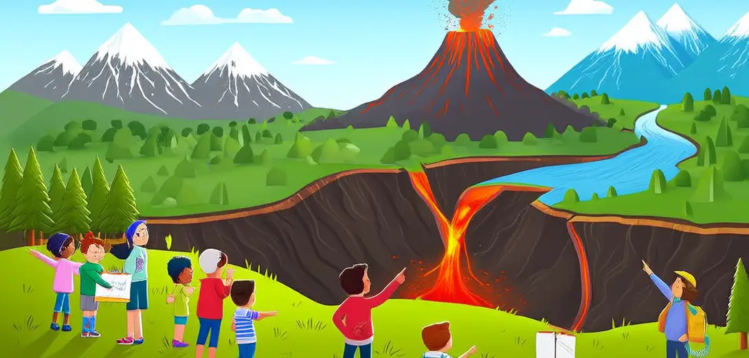 Volcanoes Build Land and Change Climate