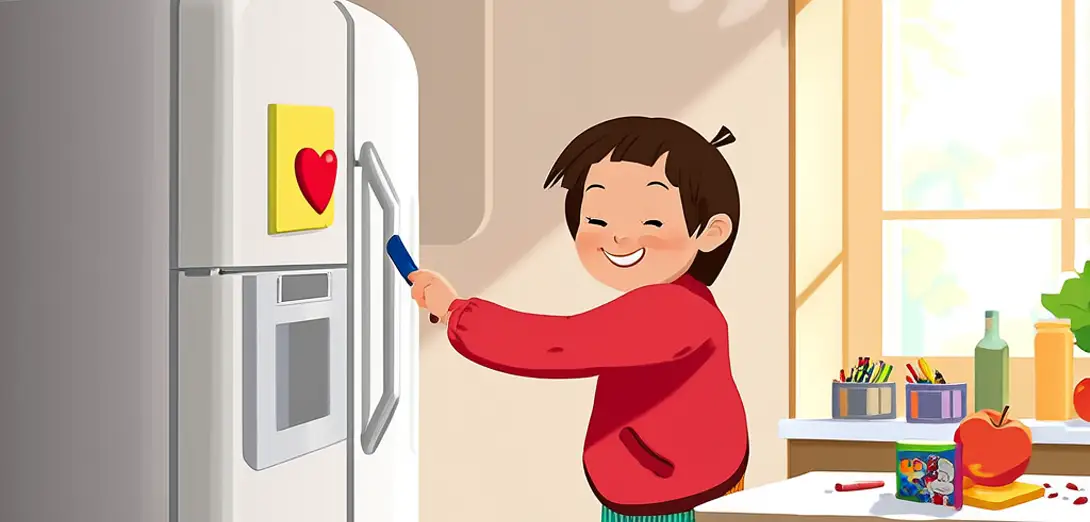 How Magnets Stick to Refrigerators