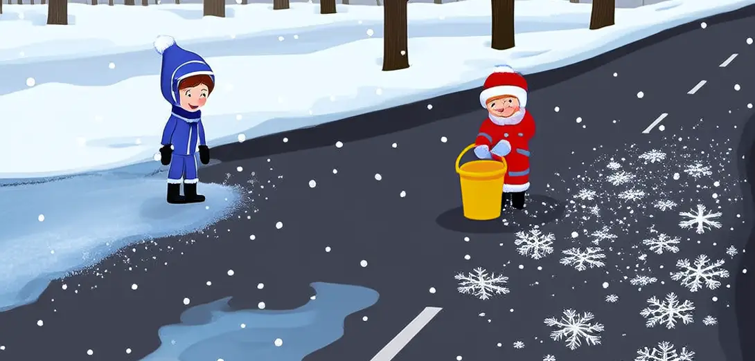 Why Salt Melts Ice on Roads