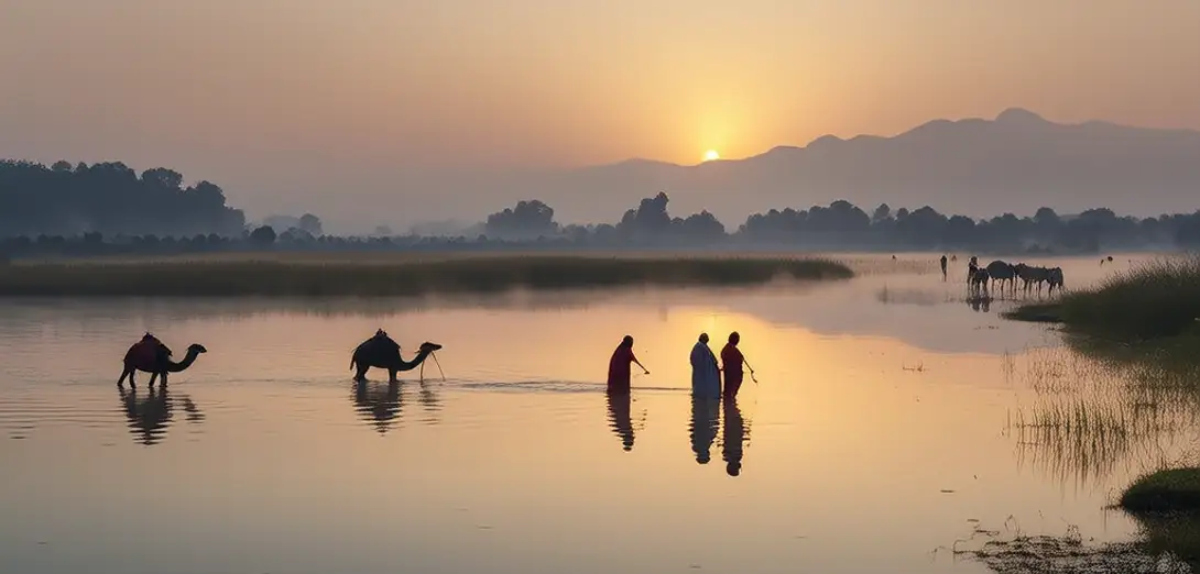 Thermal Stratification and Ritual Bathing in Rajasthan’s Pushkar Camel Fair