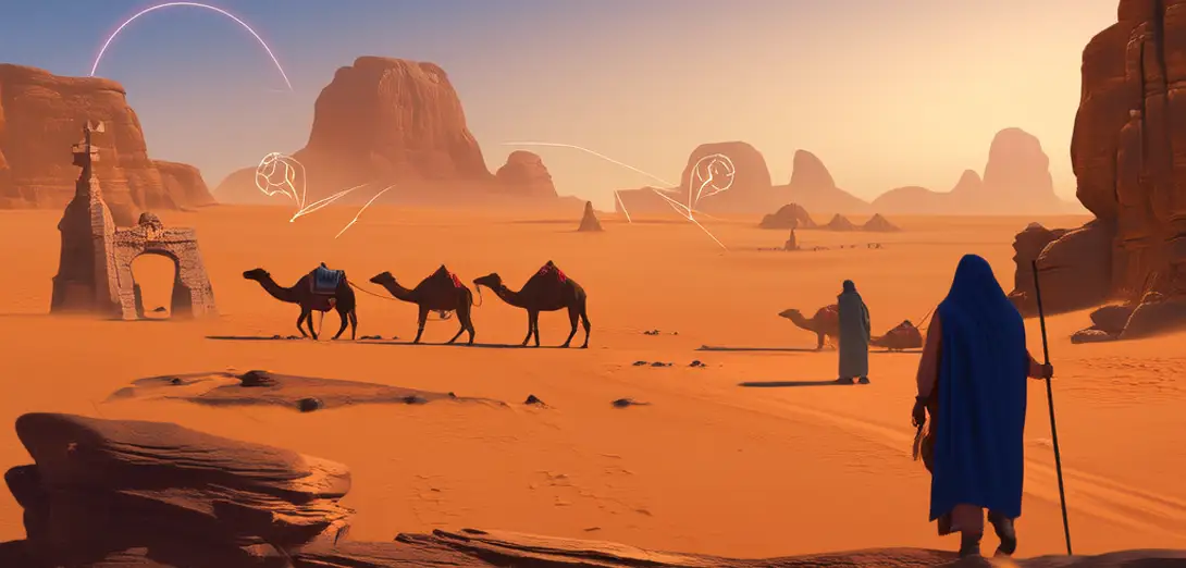 Geomagnetic Anomaly Navigation in Tuareg Salt Caravan Traditions
