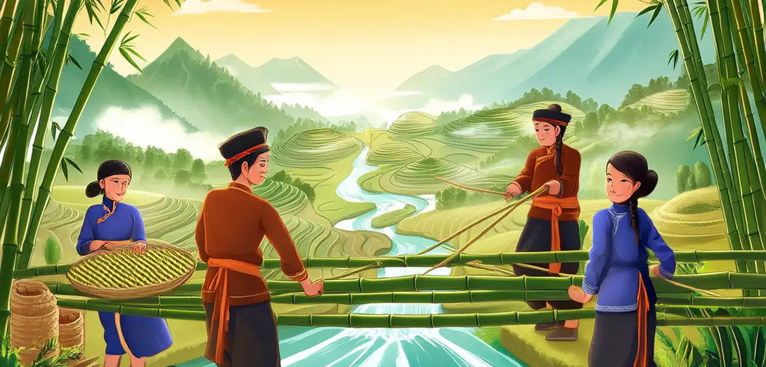 Bamboo Bridge Building and Seasonal Trust in Bhutan’s Punakha Valley