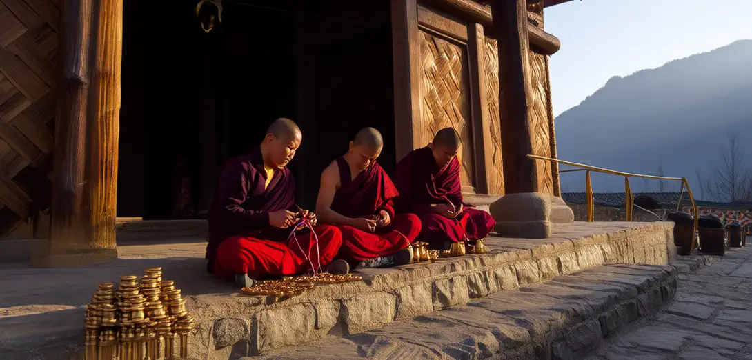 Bell-Weaving and Threshold Chimes in Bhutanese Paro Valley Monastic Gateways