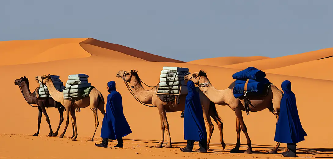 The Salt Procession of the Tuareg Across the Sahara