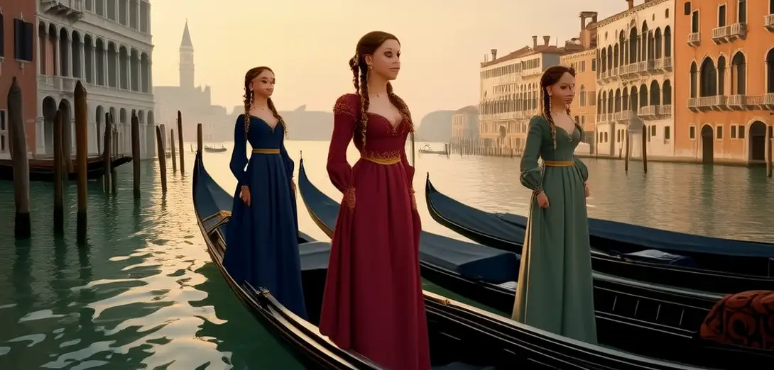 The Venetian Brides’ Regatta on the Grand Canal
