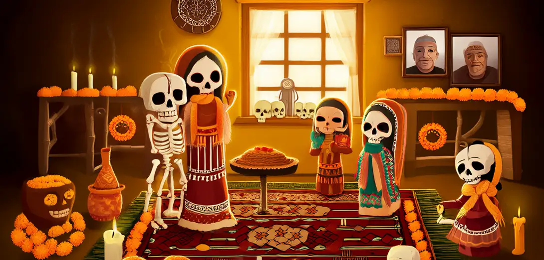 The Día de los Muertos Altars in Oaxacan Zapotec Villages