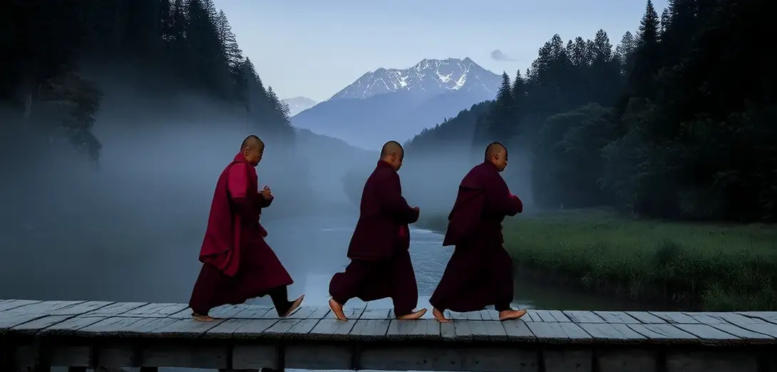 Ceremonial Bridge Crossing in Bhutan’s Paro Valley: Step Rhythm as Embodied Sovereignty Protocol
