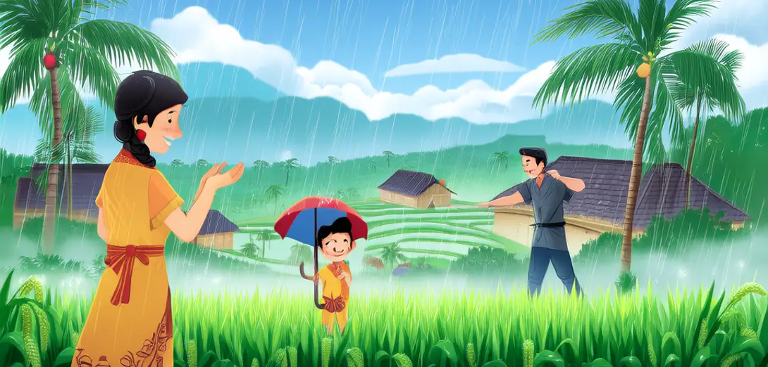 Monsoon Winds Bring Seasonal Rain