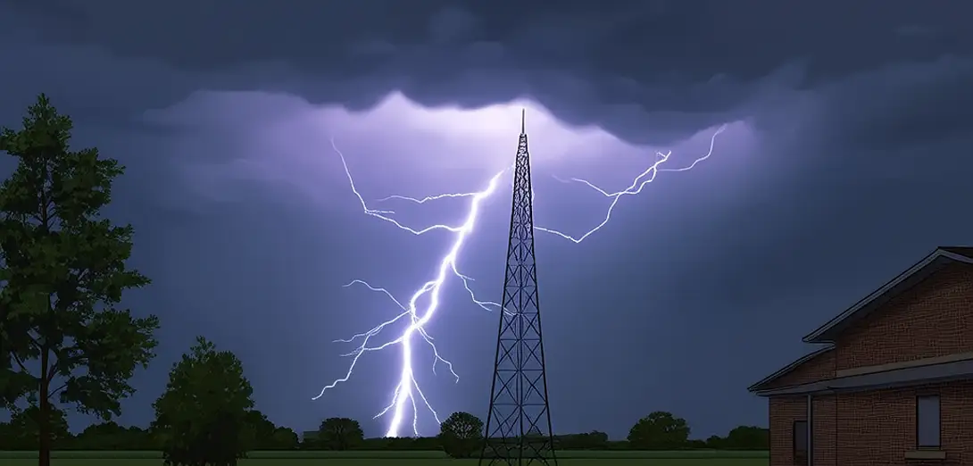 Why Lightning Strikes Prefer Tall Objects and Metal Structures