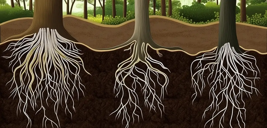 How Mycelial Networks Facilitate Resource Transfer Between Tree Species in Forests