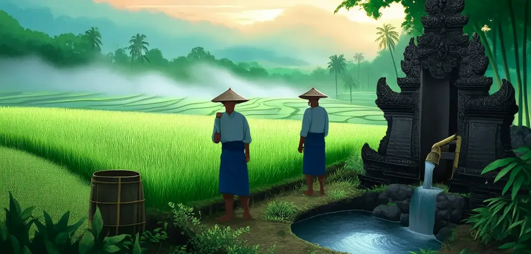 Hydrological Synchronization in Bali’s Subak Irrigation Ritual Timing