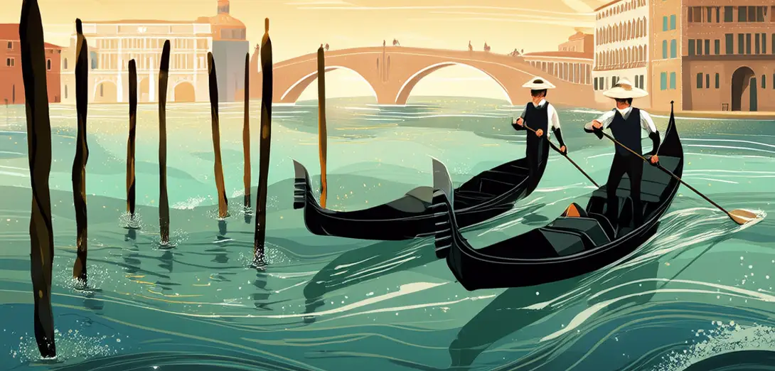 Hydrodynamic Damping Profiles in Venetian Regata Storica Canal Navigation