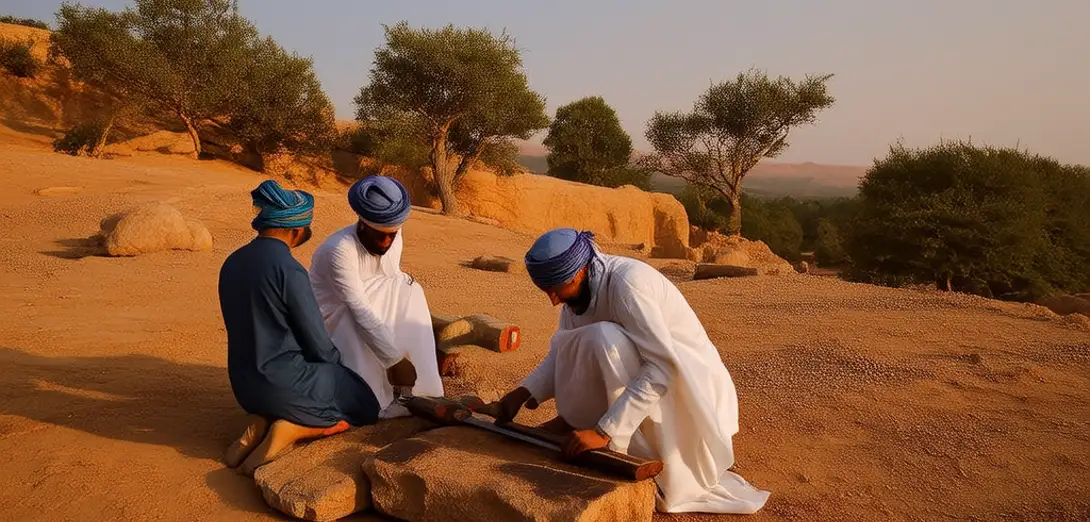 Electrochemical Passivation Cycles in Omani Frankincense Harvest Ritual Tools