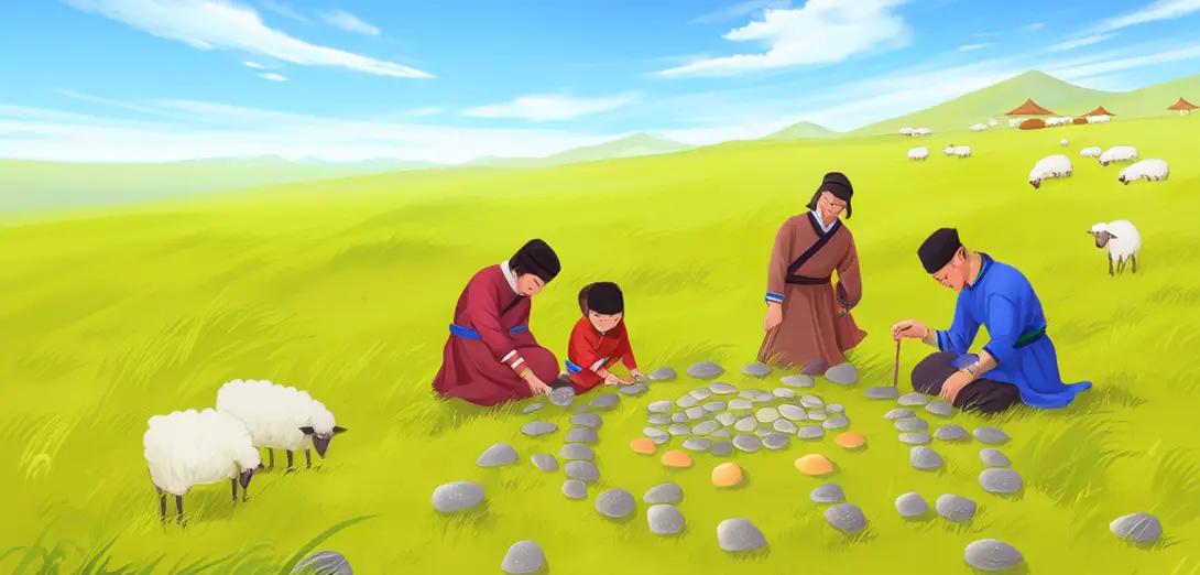 Stone Circle Blessing in Mongolia