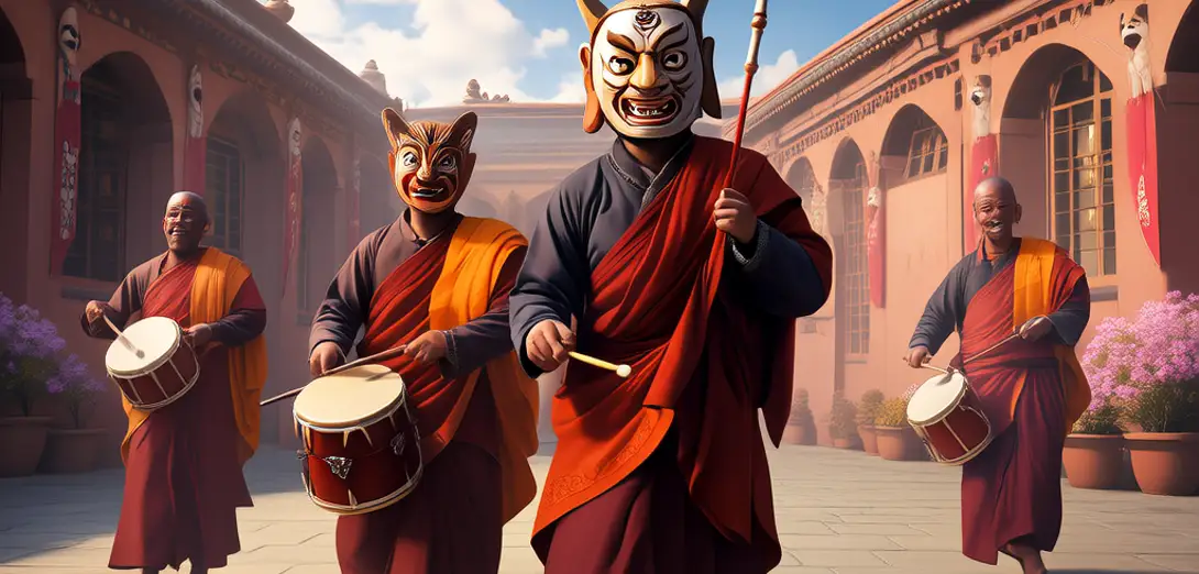 Mask Dance in Bhutan