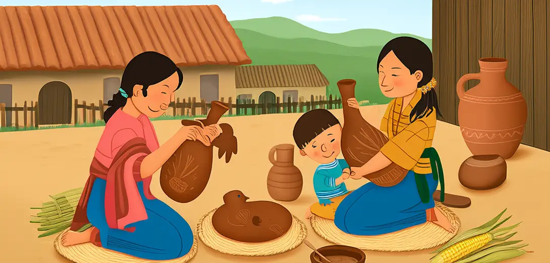 Clay Whistle Burial in Peru