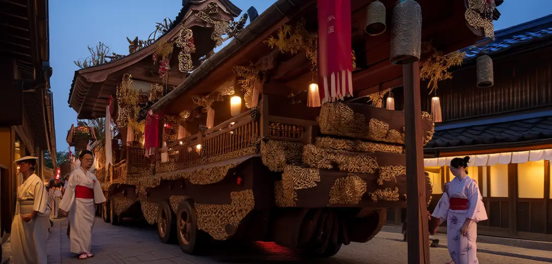 The Gion Matsuri Float Procession: Kyoto’s Living Archive of Heian Aesthetics